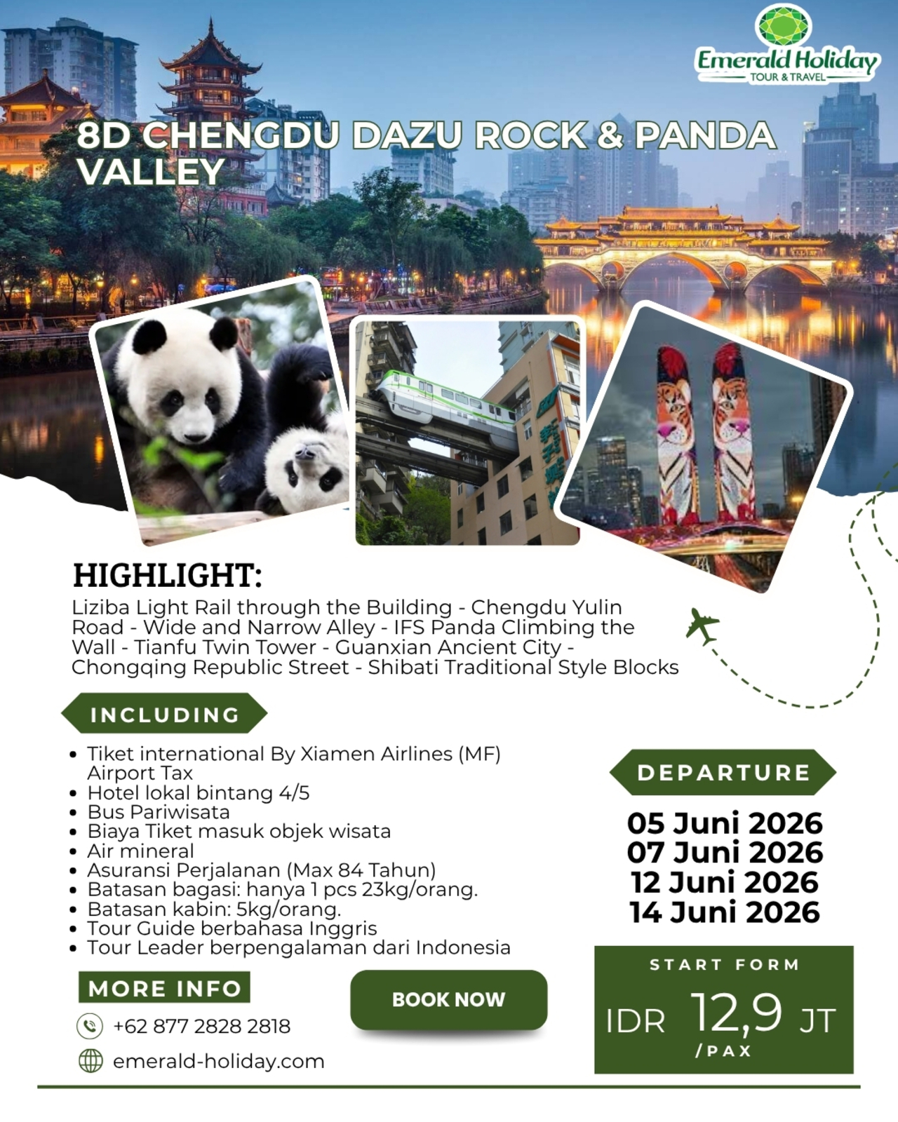 CHENGDU DAZU ROCK & PANDA VALLEY